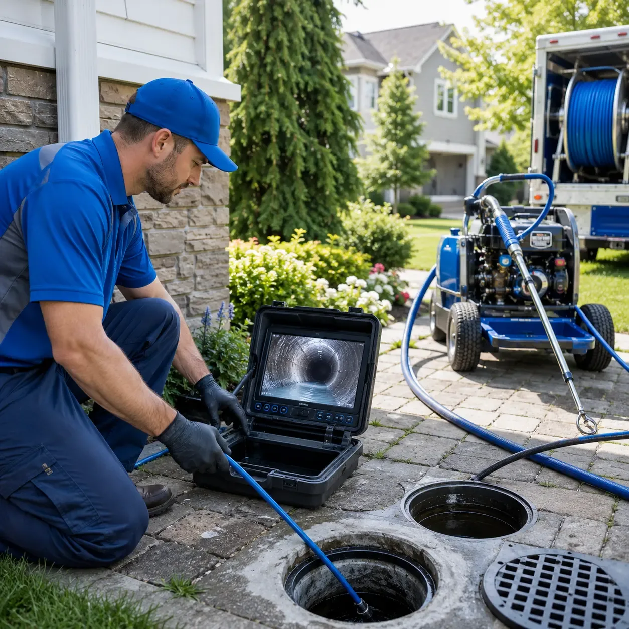 Outdoor drain cleaning professionals serving Vandemere, NC