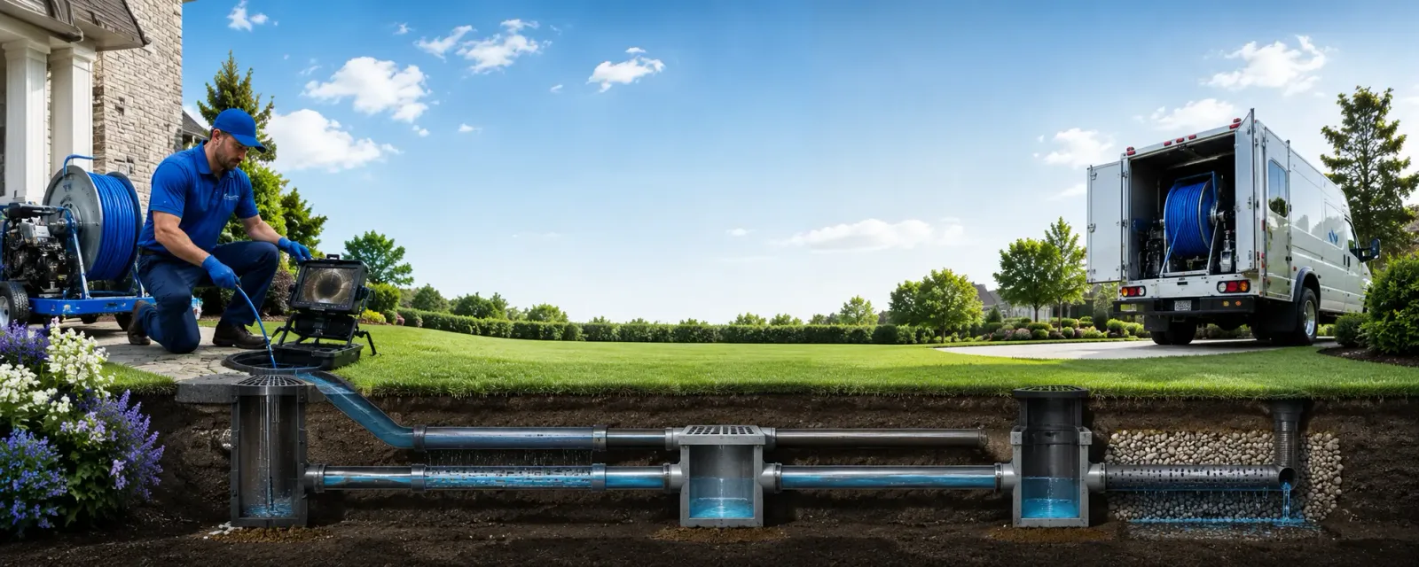 Outdoor drain cleaning information for Vandemere, NC